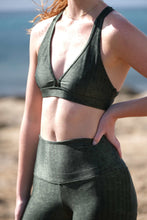 Load image into Gallery viewer, TD olive booty lifting legging