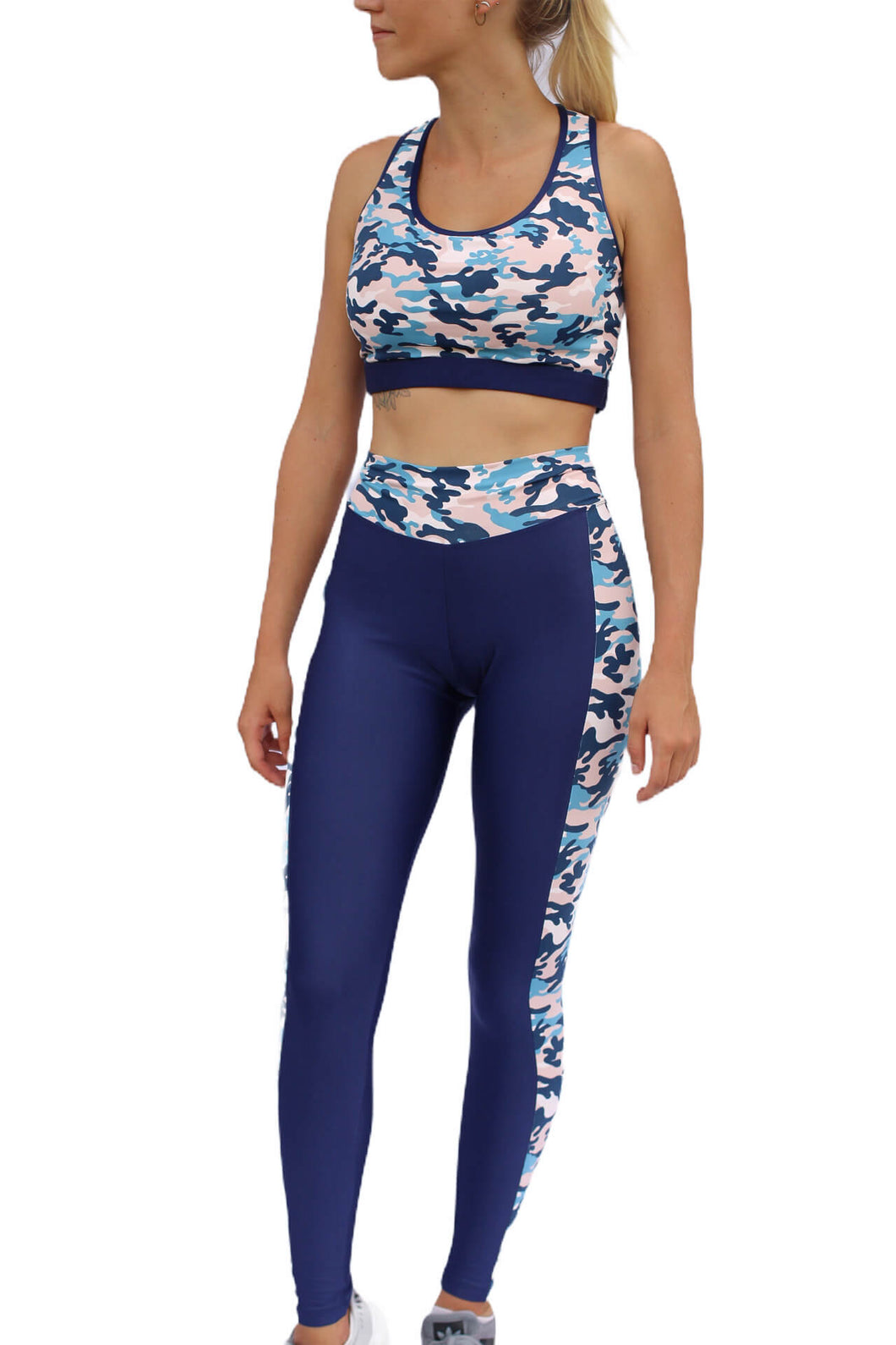 Traci camouflage top