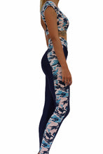 Load image into Gallery viewer, Camouflage legging with ribbed fabric
