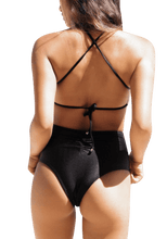 Load image into Gallery viewer, Kesia black and white one piece
